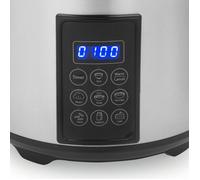 Tristar RK-6138 Cuiseur vapeur avec écran, fonction cuiseur de riz, revêtement anti-adhésif, avec verre doseur, fonction minuteur