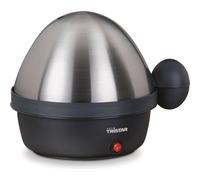Tristar EK-3076 Cuiseur à oeufs avec verre doseur, voyant lumineux acier inoxydable, noir