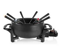 Tristar FO-1107 Fonduepan avec 8 fourchettes 1.5L 1000W noir mat Noir G