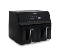 Tristar airfryer numérique FR-9040-2x4 L - 2 kg de frites - 8 programmes ou réglages manuels - Double panier avec hublots