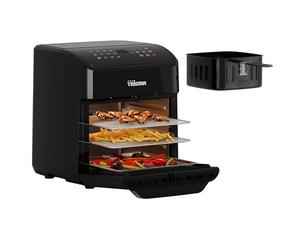Tristar Friteuse à Air 12 L avec Fonction Mini Four, Airfryer 2 en 1 à Chaleur Tournante, 12 Programmes, Écran Digital, Fenêtre, Fonction Shake, Sans BPA, 1800 W, FR-9065