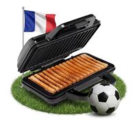 Tristar WF-1171 Gaufrier voyant lumineux, revêtement anti-adhésif, protection contre la surchauffe, filaire noir
