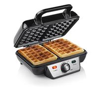 Tristar gaufrier Noir, Acier Inoxydable - 2 gaufres - 1 000 W - WF-2195