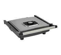 Tristar GR-2858 électrique Grill à contact revêtement anti-adhésif, voyant lumineux noir, argent
