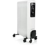 Tri Star radiateur à bain d'huile KA-5179-3 réglages de chauffe - Thermostat réglable -2 000 W max - 9 ailettes, Gris