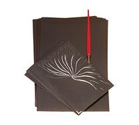 Tristar Lot de 10 Cartes à gratter 15 x 10 cm Noir