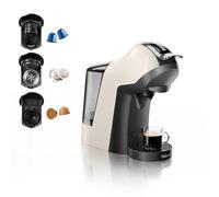 Tristar Machine à café multi-capsules, 1 L, 19 bar, 3 Températures, Beige | Compatible Nespresso et Dolce Gusto, Pré-infusion, Arrêt automatique, 1400 W, CM-2301
