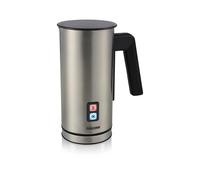 Tristar Mousseur à lait électrique, mousse de lait chaude et froide, pour 150 ml de mousse de lait ou 300 ml de lait chauffé, acier inoxydable, MK-2277, Argent