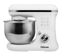 AudioSonic Robot pâtissier Tristar MX-4817 – 1200 W, bol en acier inoxydable 5 L – Blanc