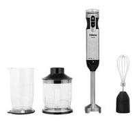 Tristar MX-4829 Mixeur plongeant 1000 W avec verre doseur, réglage de la vitesse en continu, fonction turbo acier inoxydable, noir Métal G