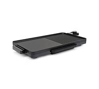 Tristar Plancha électrique, 49 x 27 cm, 2000 W, Plaque Combinée | Thermostat réglable, Bac récupérateur de graisse amovible, Poignées fraîches, Cordon amovible de 0,8 m, BP-2750