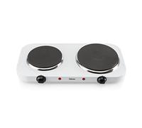 Tristar Plaque chauffante double Acier inoxydable KP-6245 - 2 500 W - Blanc