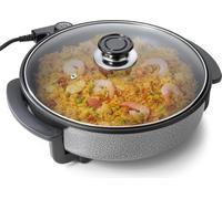 Tristar | PZ-2964 | Poêle à griller multifonctionnelle | Gril | 40 cm de diamètre | 1500 W | Couvercle inclus | Poignée fixe | Noir | Diamètre cm