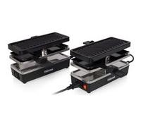 Tristar RA-2742 - Raclette/grill - 800 Watt - noir (pack de 2)