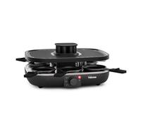 Tristar RA-2760 - Appareil gourmet avec système d’aspiration intégré - Plaque 6 personnes - 1100 W - Noir