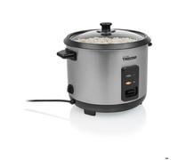 Tristar RK-6147 - Cuiseur à riz 1,5 L - Acier inoxydable - Fonction maintien au chaud - Inclus tasse doseuse et cuillère