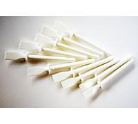 Tristar Spatules à colle polyvalentes larges et flexibles Blanc Lot de 10