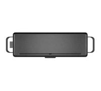 Tristar table grill slim L - Grande surface de cuisson de 70 x 23 cm - Thermostat réglable - Revêtement antiadhésif - Bac collecteur de graisse amovible - Facile à nettoyer - BP-2668