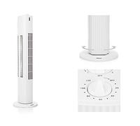 TRISTAR Ventilateur Colonne 1115M3-35Watts - Oscillant - Blanc - 79 cm