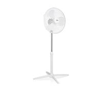 Tristar Ventilateur sur pied VE-5755 blanc - 3 vitesses - Oscillant - Hauteur et tête réglables - 56,82 dB