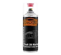 TRISTARcolor Bombe de VERNIS CLAIR 2 K satiné professionnel HS 400 ml peinture automobile aérosol
