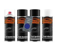 TRISTARcolor Ensemble de bombes de peinture Peinture voiture pour pare-chocs en plastique pour Dacia/ARO RQH Bleu Iron Metallic