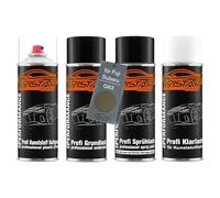 TRISTARcolor Ensemble de bombes de peinture Peinture voiture pour pare-chocs en plastique pour Fuji/Subaru G63 Forest Khaki Metallic