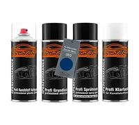 TRISTARcolor Ensemble de bombes de peinture Peinture voiture pour pare-chocs en plastique pour Mercedes/Daimler Benz 352 Linaritblau Perl/Siriusblau Perl