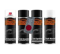 TRISTARcolor Ensemble de bombes de peinture Peinture voiture pour plastique pour Gen. Motors/Hummer/Oldsmobile/Pontiac/Saturn WA9088 Cherry Red Metallic/Medium Red Metallic