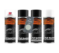 TRISTARcolor Ensemble de bombes de peinture Peinture voiture pour plastique pour Xiaomi L02 Ci Qing LV Perl apprêt adhérent, peinture de base, vernis transparent avec assouplissant