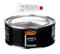 TRISTARcolor Kit Mastic Fibre de Verre 2K 1 kg Polyester & durcisseur | Mastic de remplissage, répare métal et plastique, comble fissures et perforations, adhère à l’acier, Made in Germany