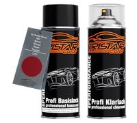 TRISTARcolor Peinture voiture Bombe aérosol pour MG CAO Nightfire II +1K | pour Austin Rover / MG / Morris / Roewe / Rover / Triumph, Kit peinture de base + vernis, bombes aérosols 400ml
