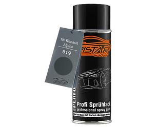 TRISTARcolor Peinture voiture Bombe aérosol pour Renault 619 Gris Fonce
