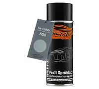 TRISTARcolor Peinture voiture Bombe de peinture pour BMW A08 Silbergrau Metallic Peinture de base aérosol 400 ml