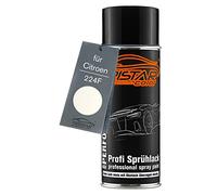 TRISTARcolor Peinture voiture Bombe de peinture pour Citroen 224F Blanc Corfou Peinture de base aérosol 400 ml