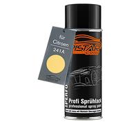 TRISTARcolor Peinture voiture Bombe de peinture pour Citroen 241A Jaune Carioca Peinture de base aérosol 400 ml