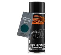 TRISTARcolor Peinture voiture Bombe de peinture pour Mercedes/Daimler Benz 269 Turmalingrün Metallic/Turmalin Green Metallic Peinture de base aérosol 400 ml