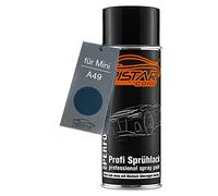 TRISTARcolor Peinture voiture Bombe de peinture pour Mini A49 Space Blue Metallic Peinture de base aérosol 400 ml