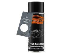 TRISTARcolor Peinture voiture Bombe de peinture pour Mitsubishi W09 Branco Sophia/Sophia White Peinture de base aérosol 400 ml