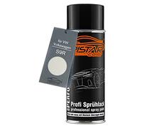 TRISTARcolor Peinture voiture Bombe de peinture pour VW/Volkswagen S9R Blanc Glacier Metallic/Bianco Ghiacciaio Metallic Peinture de base aérosol 400 ml