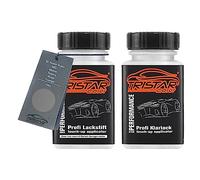 TRISTARcolor Peinture voiture Crayon de retouche peinture pour Austin Rover/MG/Morris/Roewe/Rover/Triumph PAG An Di Si Hui Metallic Peinture de base vernis clair 50 ml chacun