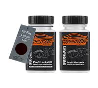TRISTARcolor Peinture voiture Crayon de retouche peinture pour Fiat/Lancia 145 Bordeaux Peinture de base vernis clair 50 ml chacun