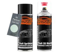 TRISTARcolor Peinture voiture Kit bombes de peinture 2K pour Pantone 006149C 6149C Pastel Green Peinture de base 2 composants vernis clair aérosol