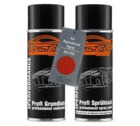 TRISTARcolor Peinture voiture Kit bombes de peinture pour Agricultural/Agrar 20100 International Red/Bollinder Munktel Peinture de fond peinture de base aérosol 400 ml