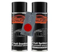 TRISTARcolor Peinture voiture Kit bombes de peinture pour Austin Rover/MG/Morris/Roewe/Rover/Triumph RSJ Ruby Red Metallic Peinture de fond peinture de base aérosol 400 ml