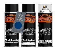 TRISTARcolor Peinture voiture Kit bombes de peinture pour Chrysler/Dodge/Jeep/Plymouth/Viper BE Sky Blue Metallic/Light Royal Blue Metallic Fond+base+vernis clair