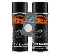TRISTARcolor Peinture voiture Kit bombes de peinture pour Honda/Acura NH788P White Orchid Perl/New Global White Perl Peinture de fond peinture de base aérosol 400 ml