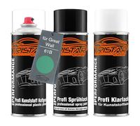 TRISTARcolor Peinture voiture Kit bombes de peinture pour pare-chocs en plastique pour Great Wall 61B Sai Li Mu Lan primaire d'adhérence peinture de base vernis clair avec plastifiant
