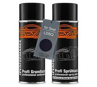 TRISTARcolor Peinture voiture Kit bombes de peinture pour Seat LD5Q Shadow Blue Metallic/Azul Sombra Metallic Peinture de fond peinture de base aérosol 400 ml