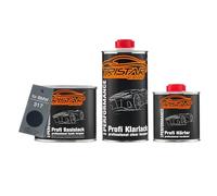 TRISTARcolor Peinture voiture Kit pot prêt à la pulvérisation pour BMW 317 Orientblau Metallic Peinture de base + vernis clair 2K 1,25 L